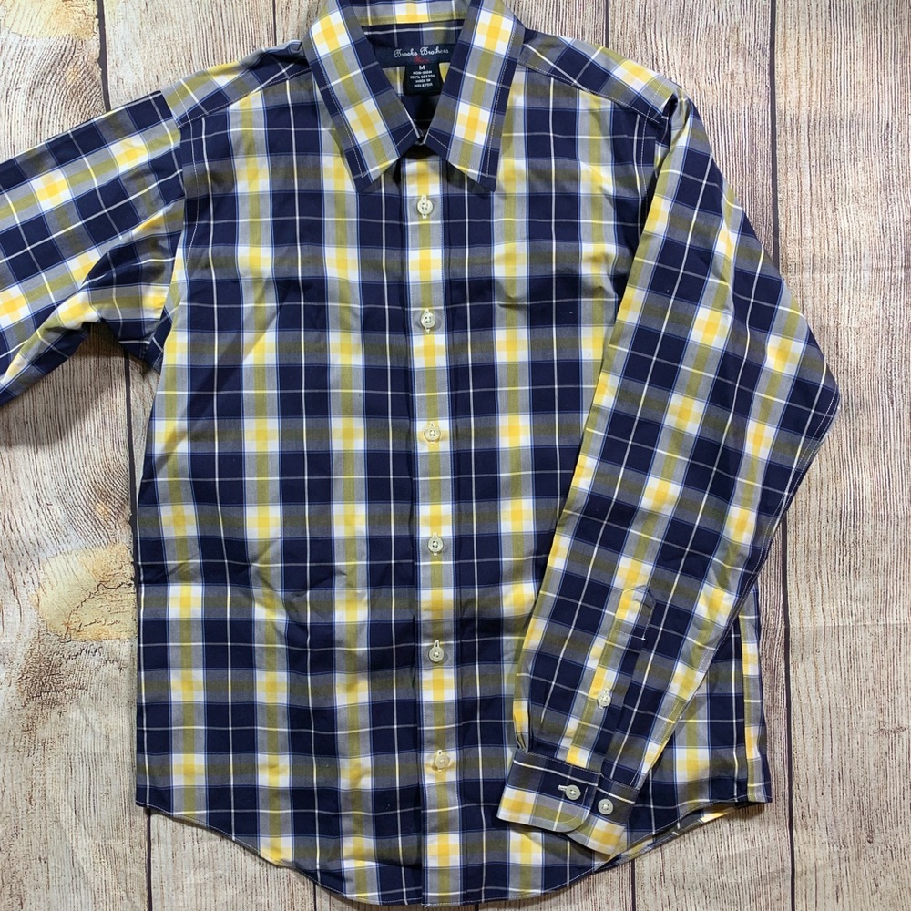 Brooks Brothers Button Down Long Sleeve‎ Plaid